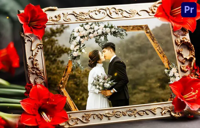 Stunning Wedding Day 3D Photo Frame Slideshow